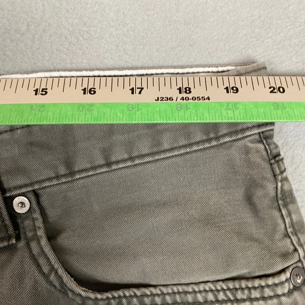 Eddie Bauer Legendwash Straight Fit Cotton Pants Mens 40 Gray Specially Dyed